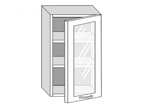 19.50.3 Шкаф настенный (h=913) на 500мм с 1-ой стекл. дверцей в Полевском - polevskoj.magazinmebel.ru | фото