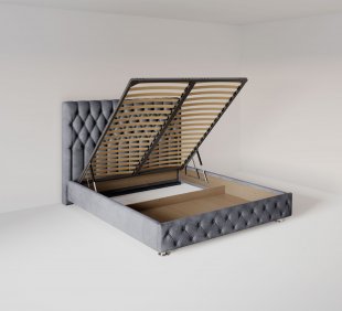 Кровать Версаль 1.4 м с подъемным механизмом в Полевском - polevskoj.magazinmebel.ru | фото - изображение 4