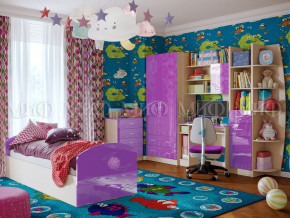 Детская комната Юниор-2 Фиолетовый металлик в Полевском - polevskoj.magazinmebel.ru | фото