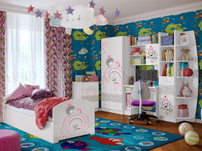 Детская комната Юниор-2 Принцесса 1 в Полевском - polevskoj.magazinmebel.ru | фото