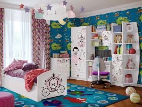 Детская комната Юниор-2 Принцесса в Полевском - polevskoj.magazinmebel.ru | фото