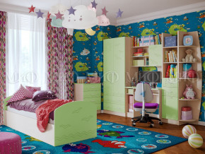 Детская комната Юниор-2 Салатовый в Полевском - polevskoj.magazinmebel.ru | фото
