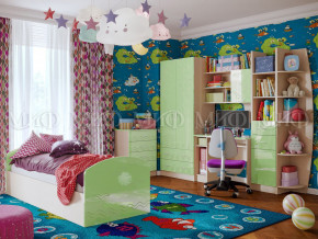 Детская комната Юниор-2 Салатовый металлик в Полевском - polevskoj.magazinmebel.ru | фото