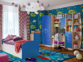 Детская комната Юниор-2 Синий в Полевском - polevskoj.magazinmebel.ru | фото