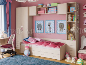 Детская комната Вега 1 Дуб беленый в Полевском - polevskoj.magazinmebel.ru | фото