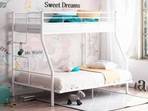 Двухъярусная кровать Гранада-3 140 белый в Полевском - polevskoj.magazinmebel.ru | фото
