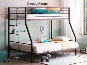 Двухъярусная кровать Гранада-3 140 коричневый в Полевском - polevskoj.magazinmebel.ru | фото - изображение 1