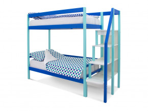 Двухъярусная кровать Svogen мятно-синий в Полевском - polevskoj.magazinmebel.ru | фото