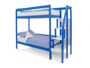 Двухъярусная кровать Svogen синий в Полевском - polevskoj.magazinmebel.ru | фото