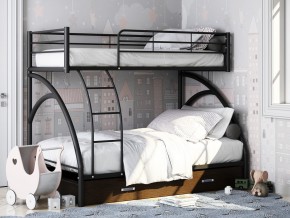 Двухъярусная кровать Виньола-2 Я черный в Полевском - polevskoj.magazinmebel.ru | фото