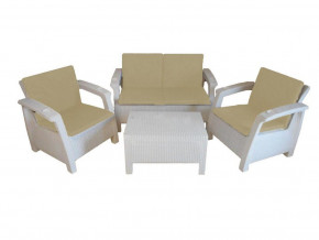 Комплект уличной мебели Yalta Premium Terrace Set белый в Полевском - polevskoj.magazinmebel.ru | фото - изображение 1
