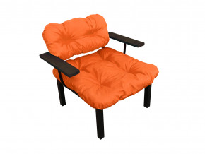 Кресло Дачное оранжевая подушка в Полевском - polevskoj.magazinmebel.ru | фото - изображение 1