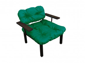 Кресло Дачное зелёная подушка в Полевском - polevskoj.magazinmebel.ru | фото - изображение 1