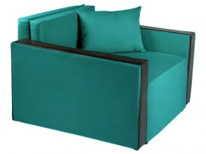 Кресло-кровать Милена с подлокотниками рогожка emerald в Полевском - polevskoj.magazinmebel.ru | фото