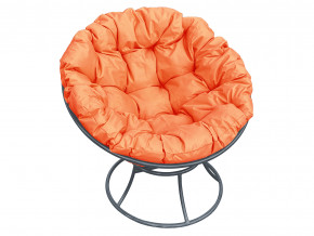 Кресло Папасан без ротанга оранжевая подушка в Полевском - polevskoj.magazinmebel.ru | фото