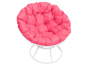 Кресло Папасан без ротанга розовая подушка в Полевском - polevskoj.magazinmebel.ru | фото