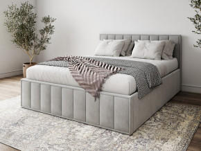 Кровать 1800 Лана серый велюр в Полевском - polevskoj.magazinmebel.ru | фото - изображение 1