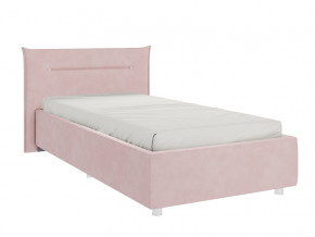 Кровать Альба 900 велюр нежно-розовый в Полевском - polevskoj.magazinmebel.ru | фото