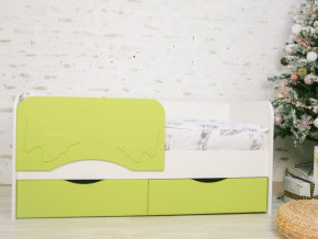 Кровать Бабочка белый/салатовый софт в Полевском - polevskoj.magazinmebel.ru | фото - изображение 1