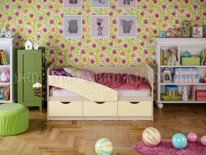 Кровать Бабочки 1600 Ваниль в Полевском - polevskoj.magazinmebel.ru | фото