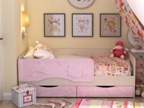 Кровать детская Алиса КР 812 розовая 1600 в Полевском - polevskoj.magazinmebel.ru | фото