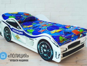 Кровать детская машина Полиции в Полевском - polevskoj.magazinmebel.ru | фото - изображение 1