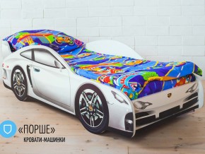 Кровать детская машинка Порше в Полевском - polevskoj.magazinmebel.ru | фото
