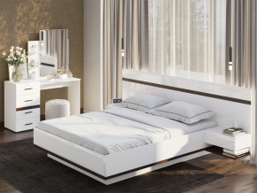 Кровать двойная Соло 1600 Белый в Полевском - polevskoj.magazinmebel.ru | фото - изображение 2
