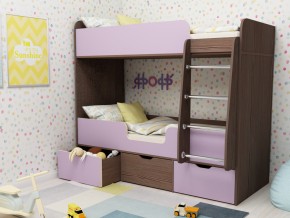 Кровать двухъярусная Малыш двойняшка бодега-ирис в Полевском - polevskoj.magazinmebel.ru | фото