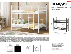 Кровать двухъярусная Скандик 42.20-01 в Полевском - polevskoj.magazinmebel.ru | фото - изображение 2