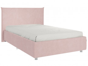 Кровать Квест 1200 велюр нежно-розовый в Полевском - polevskoj.magazinmebel.ru | фото