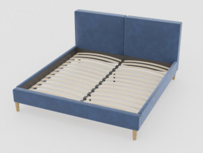 Кровать Линси 1400 синий в Полевском - polevskoj.magazinmebel.ru | фото - изображение 1