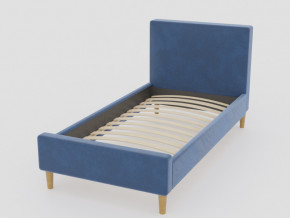 Кровать Линси 900 синий в Полевском - polevskoj.magazinmebel.ru | фото - изображение 1