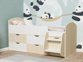 Кровать Малыш-7 Дуб-Белое дерево в Полевском - polevskoj.magazinmebel.ru | фото