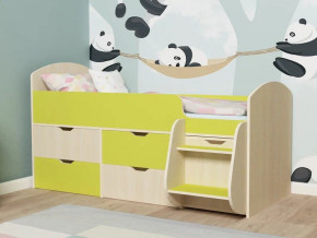 Кровать Малыш-7 Дуб-лайм в Полевском - polevskoj.magazinmebel.ru | фото - изображение 1
