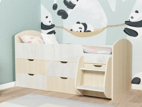 Кровать Малыш-7 Дуб-Винтерберг в Полевском - polevskoj.magazinmebel.ru | фото - изображение 1