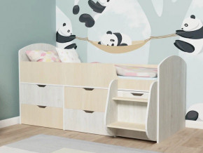 Кровать Малыш-7 Винтербер-Дуб в Полевском - polevskoj.magazinmebel.ru | фото