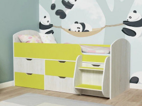 Кровать Малыш-7 Винтербер-Лайм в Полевском - polevskoj.magazinmebel.ru | фото - изображение 1