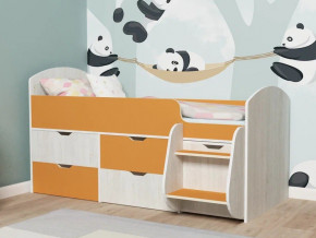 Кровать Малыш-7 Винтербер-Оранжевый в Полевском - polevskoj.magazinmebel.ru | фото