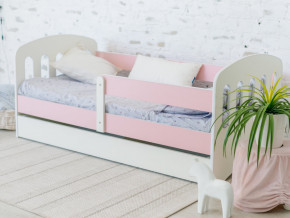 Кровать Малыш с ящиком розовый в Полевском - polevskoj.magazinmebel.ru | фото