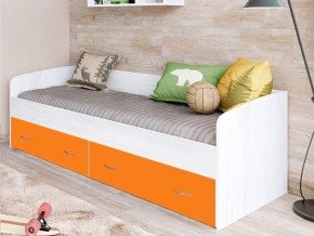 Кровать с выкатными ящиками Винтерберг, оранжевый в Полевском - polevskoj.magazinmebel.ru | фото