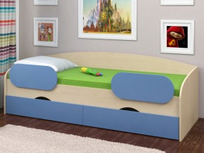 Кровать Соня 2 дуб молочный-голубой в Полевском - polevskoj.magazinmebel.ru | фото - изображение 2