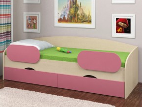 Кровать Соня 2 дуб молочный-розовый в Полевском - polevskoj.magazinmebel.ru | фото - изображение 2