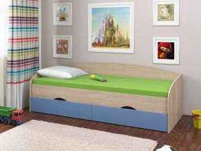 Кровать Соня 2 сонома-голубой в Полевском - polevskoj.magazinmebel.ru | фото