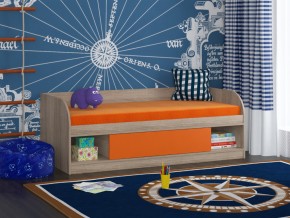 Кровать Соня 4 сонома-оранжевый в Полевском - polevskoj.magazinmebel.ru | фото