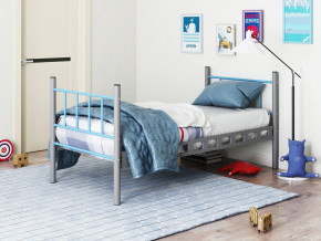 Кровать-трансформер Мальта серый с голубым в Полевском - polevskoj.magazinmebel.ru | фото - изображение 4