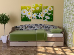Кровать Юниор Тип 2 Микровелюр-марки 800х1600 в Полевском - polevskoj.magazinmebel.ru | фото - изображение 1