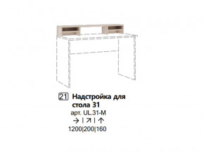 Надстройка для стола 31 (Полка) в Полевском - polevskoj.magazinmebel.ru | фото