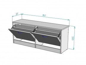 Обувница W55 в Полевском - polevskoj.magazinmebel.ru | фото - изображение 3