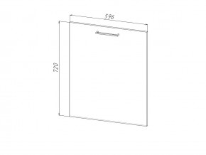 П 60 Комплект для посудомоечной машины 600 мм (цоколь + фасад) ЛДСП в Полевском - polevskoj.magazinmebel.ru | фото